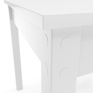 Esstisch ausziehbar TALA 130 - 180 x 80 cm weiss