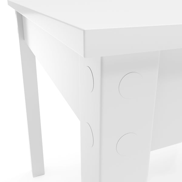 Esstisch ausziehbar TALA 130 - 180 x 80 cm weiss