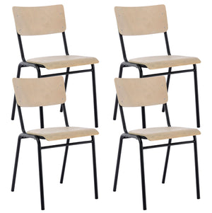 Esszimmerstuhl AKITO Eiche 4er Set