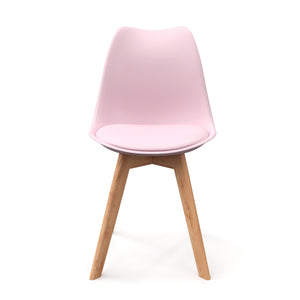 Esszimmerstuhl AMELIA rosa 4er Set