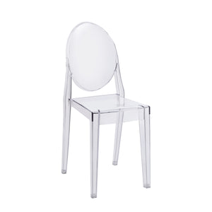 Esszimmerstuhl AURALIS 4er Set transparent
