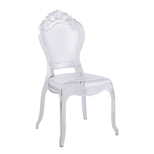 Esszimmerstuhl AVELINE 2er Set transparent