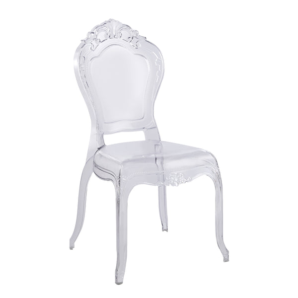 Esszimmerstuhl AVELINE 2er Set transparent