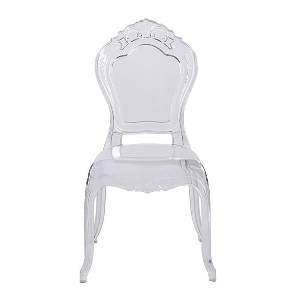 Esszimmerstuhl AVELINE 2er Set transparent
