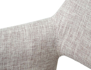 Esszimmerstuhl Altena Retro III Stoff/Textil creme/grau