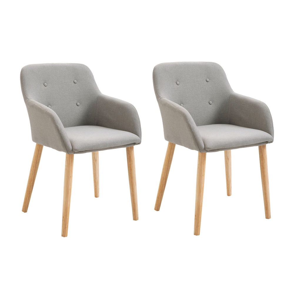 Sedia da pranzo GABRIEL, beige, set da 2
