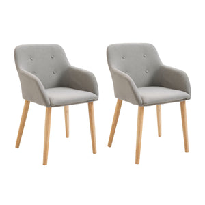 Esszimmerstuhl GABRIEL beige im 2er-Set