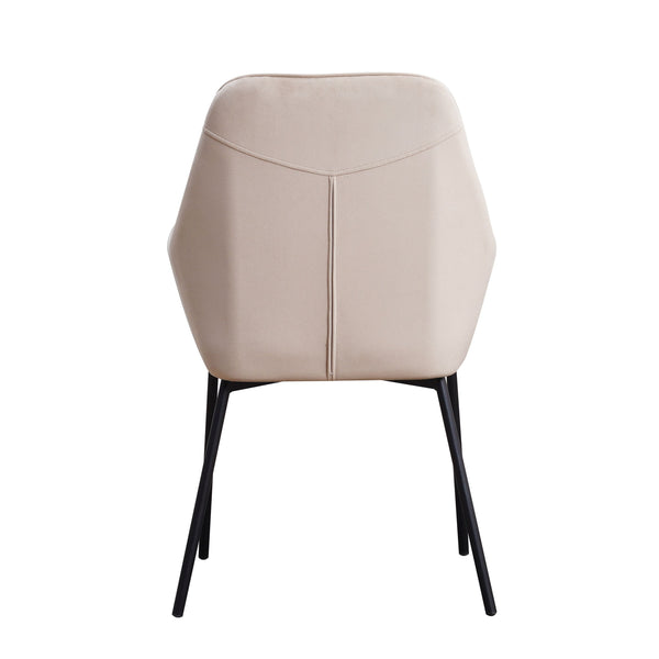 Esszimmerstuhl Samt FRANKY beige 2er Set