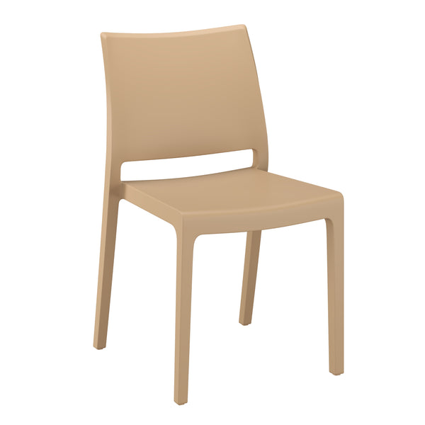 Esszimmerstuhl Gartenstuhl LORA 4er Set beige