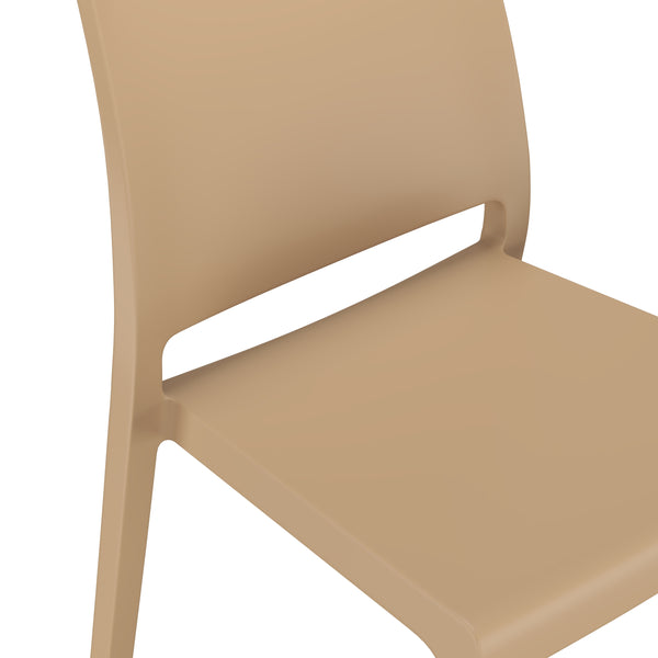 Esszimmerstuhl Gartenstuhl LORA 4er Set beige