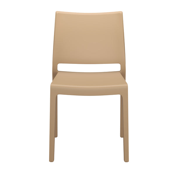Esszimmerstuhl Gartenstuhl LORA 4er Set beige