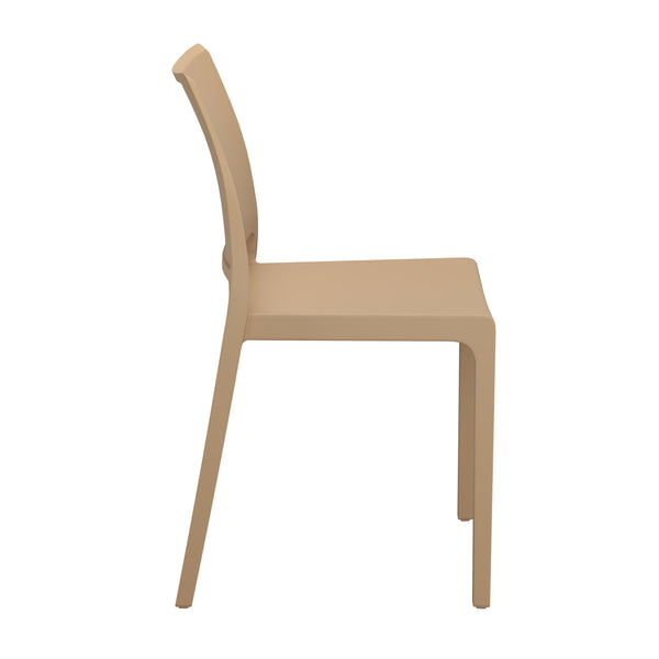 Esszimmerstuhl Gartenstuhl LORA 4er Set beige