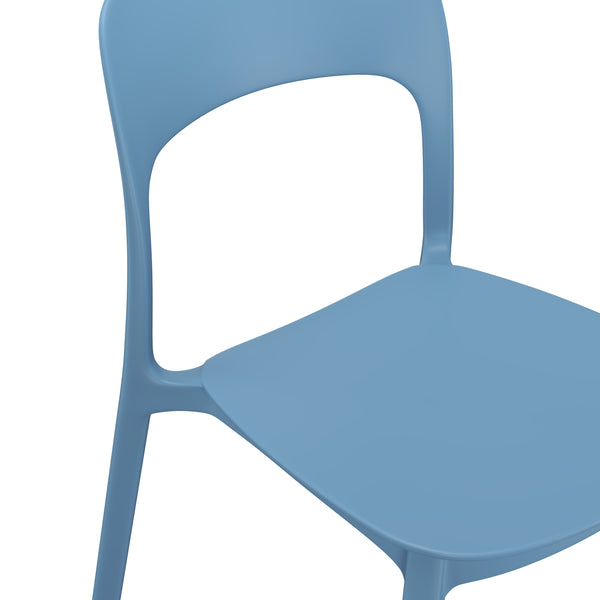 Esszimmerstuhl Gartenstuhl ZORA 4er Set blau