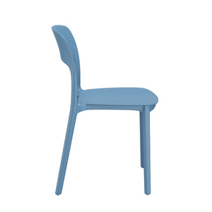 Esszimmerstuhl Gartenstuhl ZORA 4er Set blau