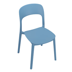 Esszimmerstuhl Gartenstuhl ZORA 4er Set blau