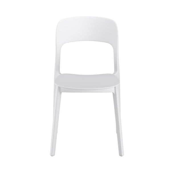 Esszimmerstuhl Gartenstuhl ZORA 4er Set weiss