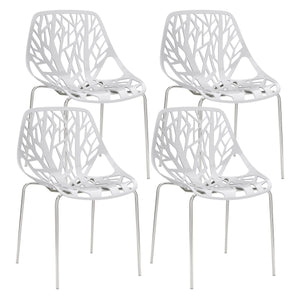 Esszimmerstuhl JANO 4er Set weiss