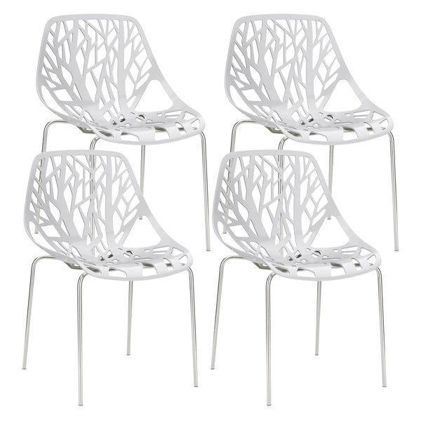 Esszimmerstuhl JANO 4er Set weiss