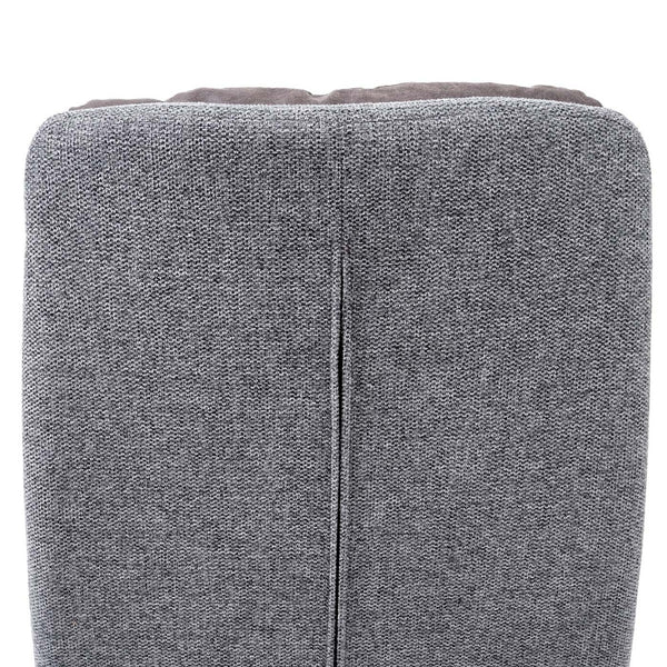 Esszimmerstuhl Küchenstuhl, drehbar Stoff/Textil ~ hellgrau-grau