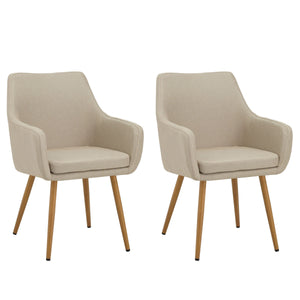 Esszimmerstuhl LADINA 2er Set beige