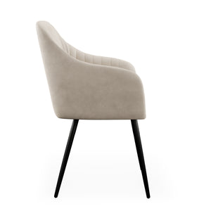 Esszimmerstuhl LEE beige 2er Set