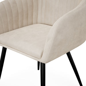 Esszimmerstuhl LEE beige 2er Set