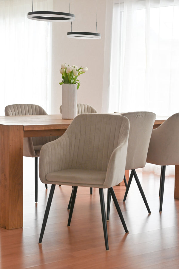 Esszimmerstuhl LEE beige 2er Set