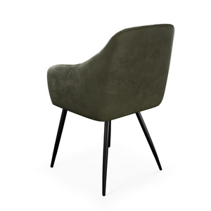Esszimmerstuhl Samt LEE olive 2er Set
