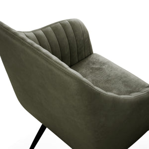 Esszimmerstuhl Samt LEE olive 2er Set
