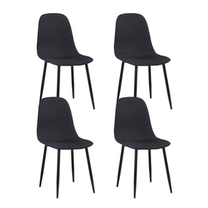 Esszimmerstuhl LEVY anthrazit 4er Set