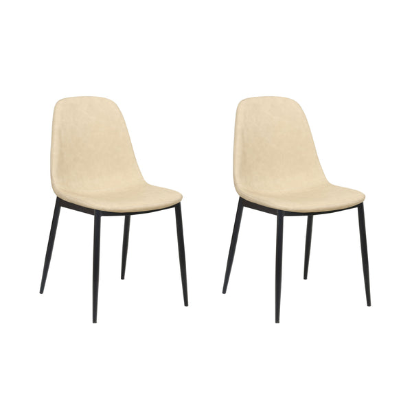 Esszimmerstuhl CHAD beige 2er Set