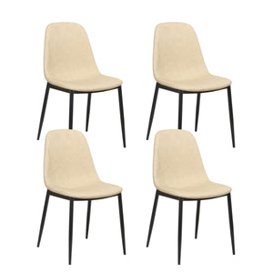 Esszimmerstuhl CHAD beige 4er Set