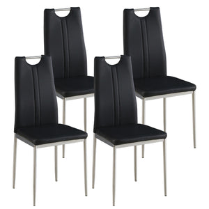 Esszimmerstuhl Ivo schwarz im 4er-Set