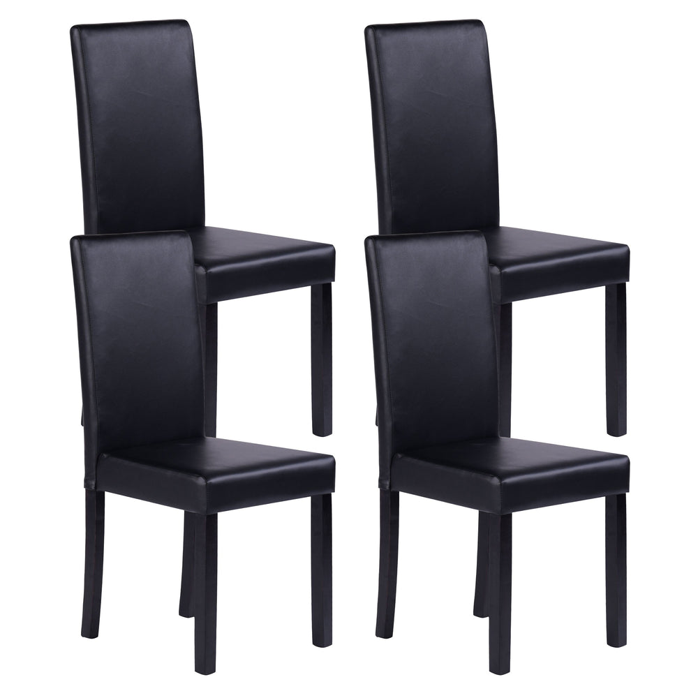 Sedia da pranzo Harry, nera, set da 4