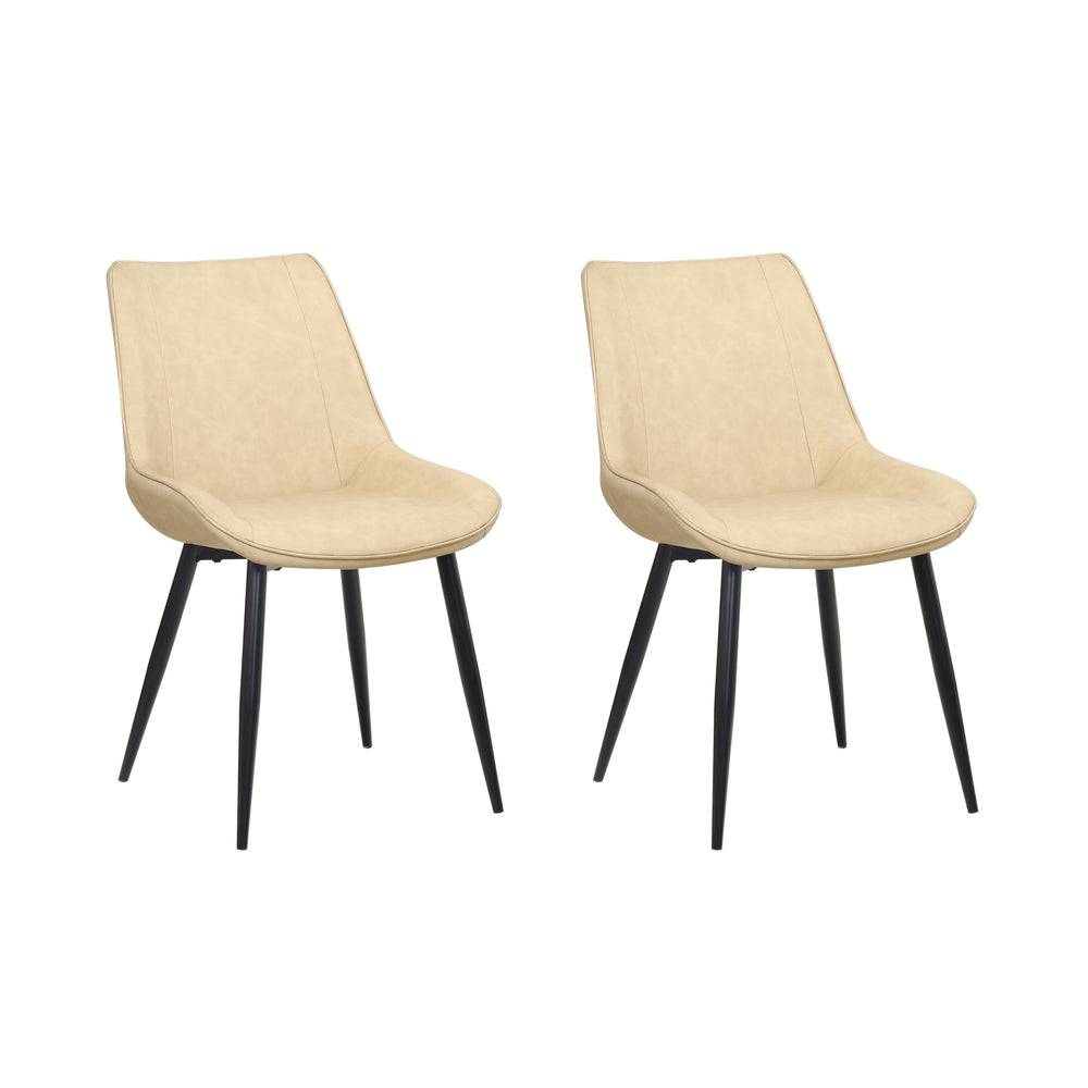 Chaise de salle à manger SAM, beige, lot de 2