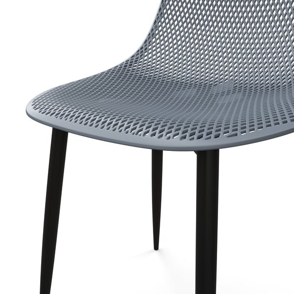 Esszimmerstuhl MELINA anthrazit 4er Set