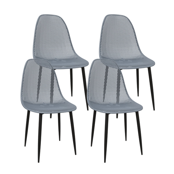 Esszimmerstuhl MELINA anthrazit 4er Set