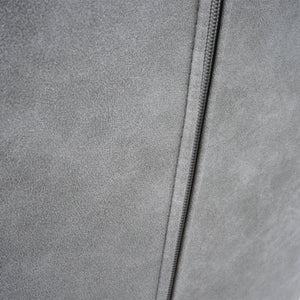 Esszimmerstuhl Malmö 50er Jahre Textil vintage betongrau, helle Beine
