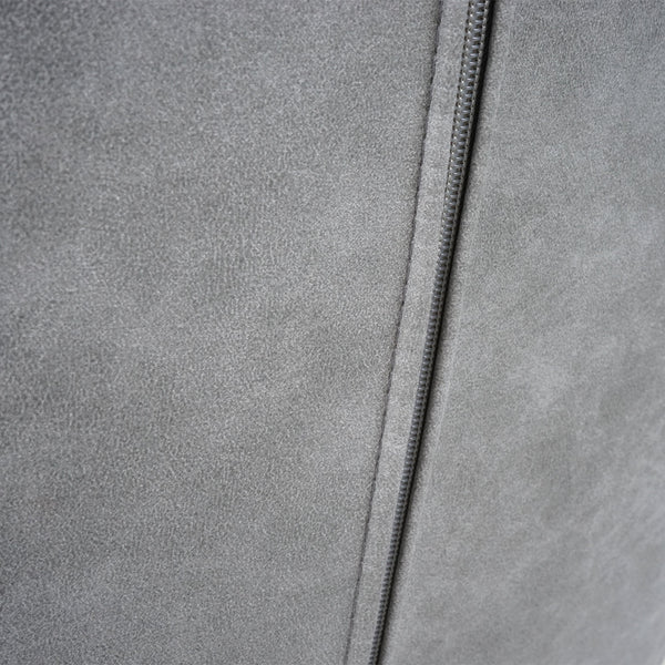 Esszimmerstuhl Malmö 50er Jahre Textil vintage betongrau, helle Beine