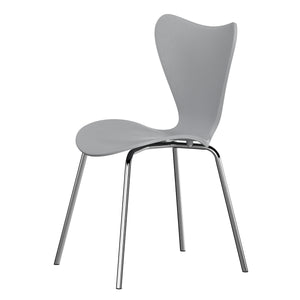 Esszimmerstuhl NOMI 4er Set grau/silber
