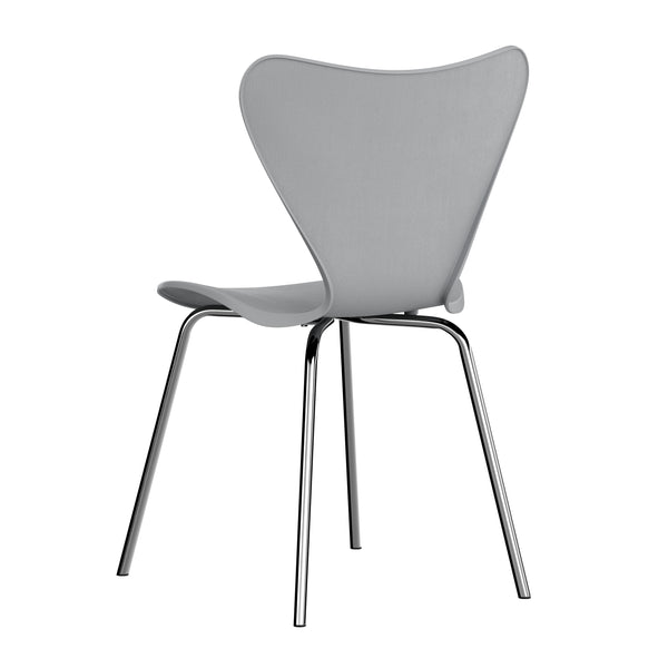 Esszimmerstuhl NOMI 4er Set grau/silber
