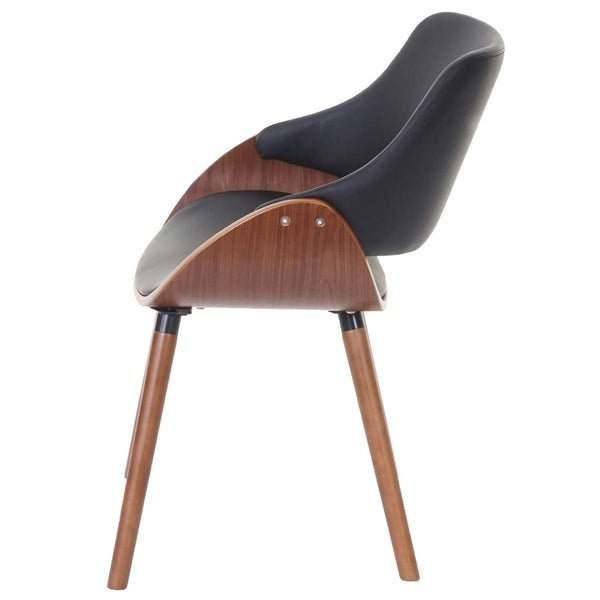 Esszimmerstuhl Retro-Design Schwarz