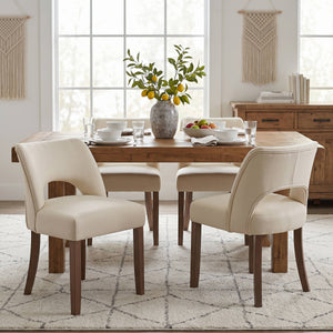 Esszimmerstuhl SIVARA 2er Set beige