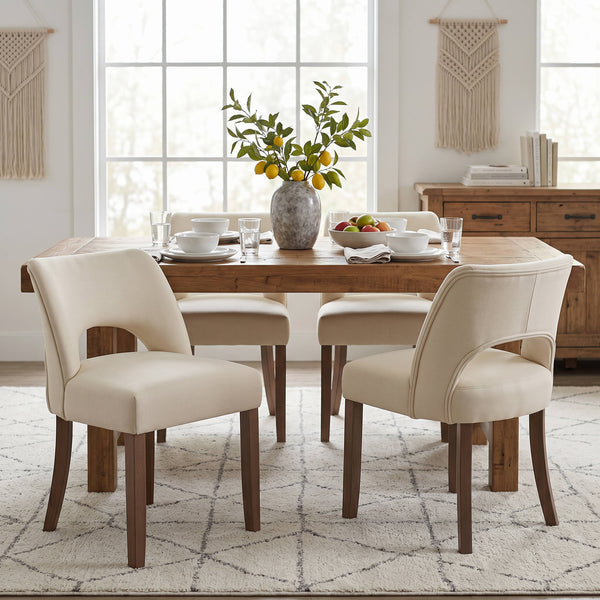 Esszimmerstuhl SIVARA 2er Set beige