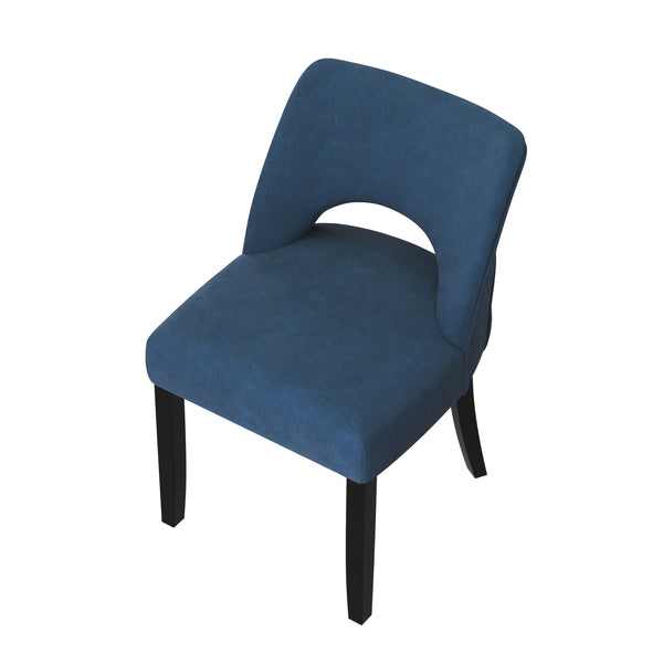 Esszimmerstuhl SIVARA 2er Set blau