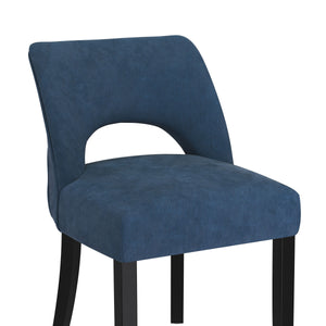 Esszimmerstuhl SIVARA 2er Set blau