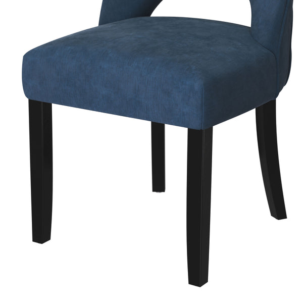 Esszimmerstuhl SIVARA 2er Set blau