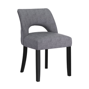 Esszimmerstuhl SIVARA 2er Set dunkelgrau