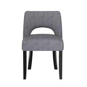 Esszimmerstuhl SIVARA 2er Set dunkelgrau