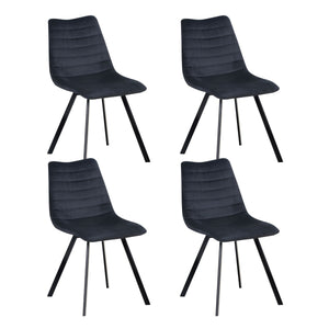 Esszimmerstuhl WILL anthrazit 4er Set